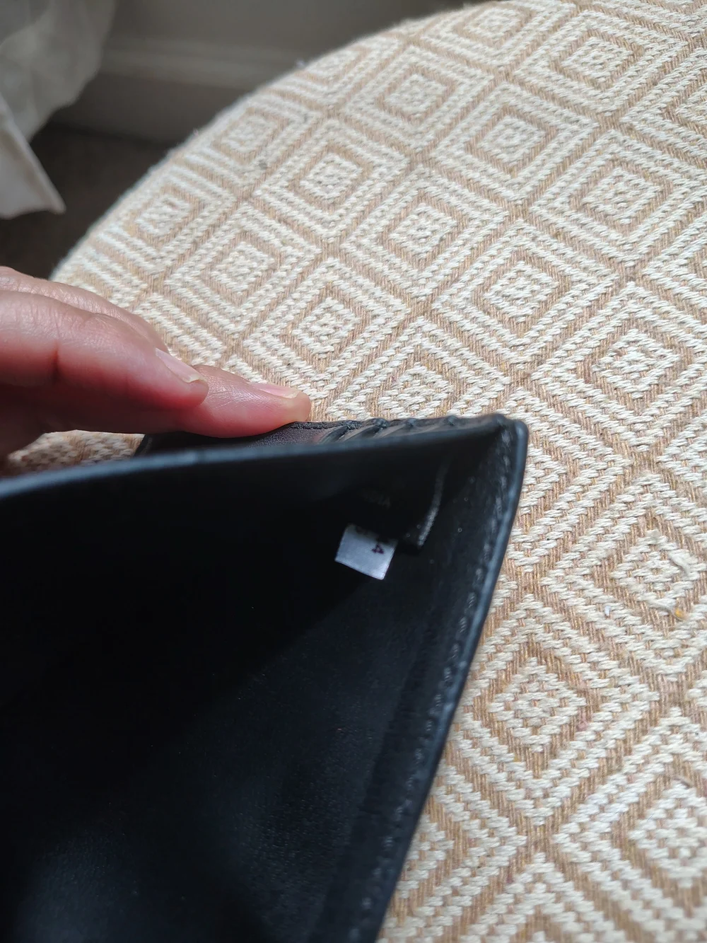 COACH  Men Black Leather Bi-Fold Wallet